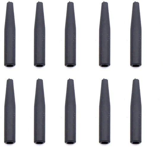 Karpervissen Serie - Anti Tangle Sleeves - Tungsten - Anti Tangling - Hair Rig - Voor Karpervissers - Model 10pcs van Merkloos