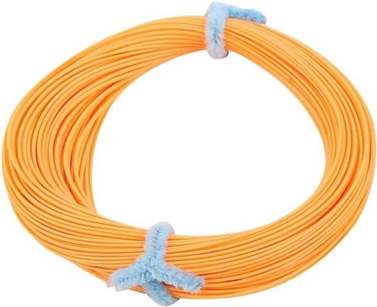 KARZO - 30 meter nylon vliegenlijn in verschillende gewichtsklassen (WF 4/5/6/7/8) voor vliegvissen op stromen, rivieren en meren met optimale werpcontrole van Merkloos