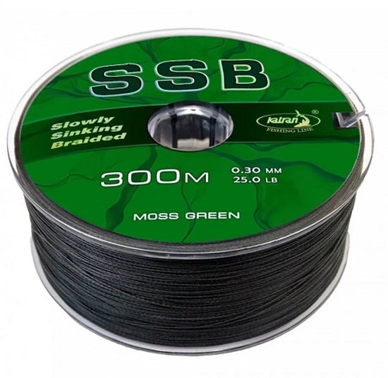 Katran Lijn Slowly Sinking Braid (SSB) 0.30mm / 25lb 300mtr