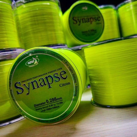 Katran Lijn Synapse Citron 1000mtr van Merkloos