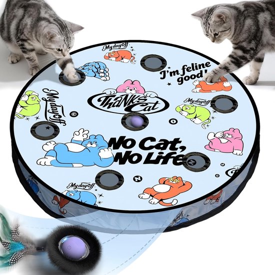 Kattenhengel - Groen - - Interactief Balspeelgoed voor Binnen