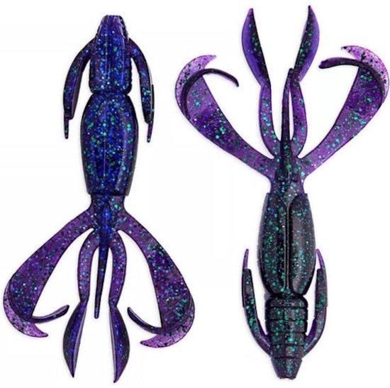 Keitech Crazy Flapper 2.8 (7 cm) Softbait - 8 stuks Electric June Bug 408T