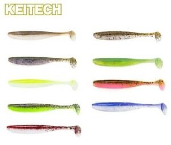 Keitech Easy Shiner 4 - 10cm (7 pcs) - Kleur : Major Tom van Keitech