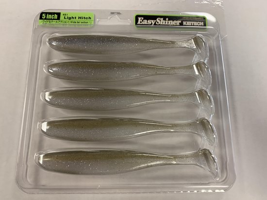 Keitech Easy Shiner 5” - 12cm (5 pcs) - Kleur : Light Hitch van Keitech