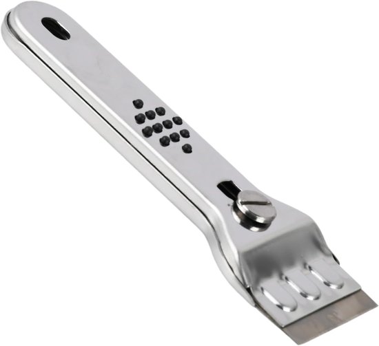 Keramische Kookplaat Schraper/Glas Schraper, 13.5x4.5 cm, Zilver