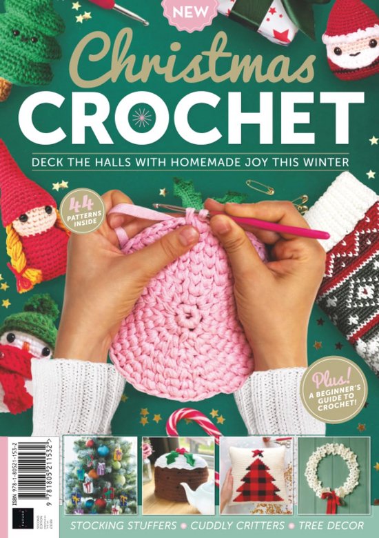 Kerst Haken: Inclusief 44 Diverse Haakpatronen voor Kerstdecoratie van Merkloos