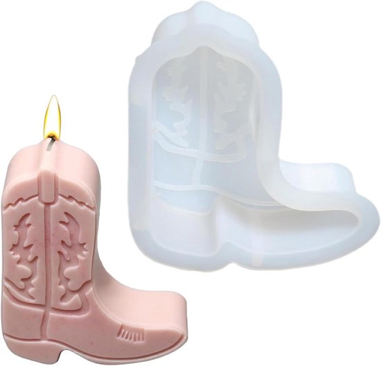 Kerstschoenen-Hars-Vormen voor Het Maken van Zeep en Chocolade - Eenvoudig Ontvormen (Kerstschoen) van Merkloos