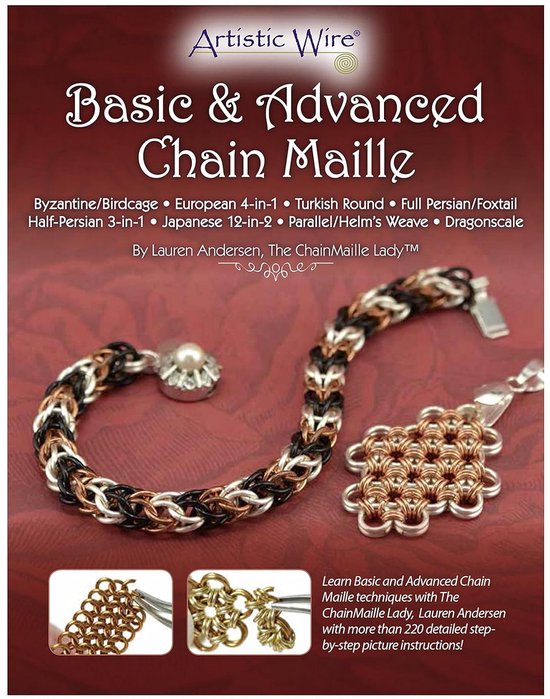 Ketting Maille Boek - Metaal Weven - Ambachtelijk Maken - Basis Geavanceerd - 18x23 cm van Merkloos