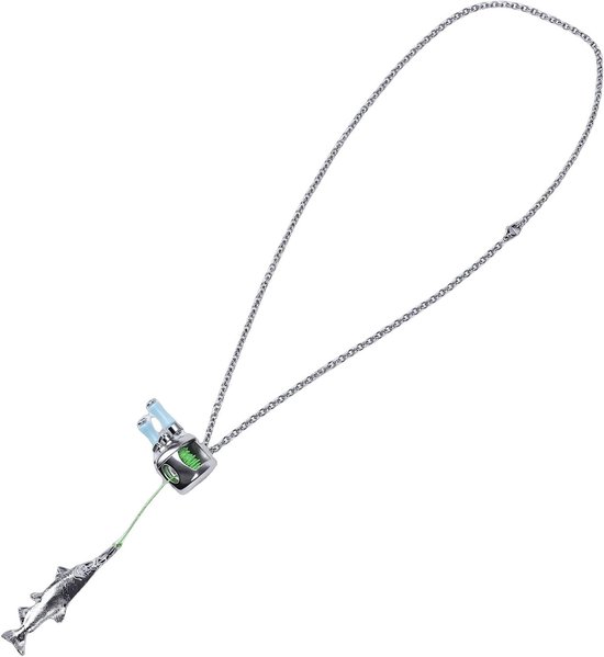 Ketting voor Vismolens - Mini Vismolenhanger met Draaibaar Handvat voor Vissers en Hengelsport Accessoires