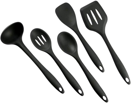 Keukenhulp, 5 stuks, anti-aanbaklaag