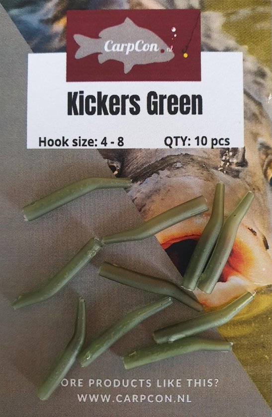 Kickers 'Green' - 10 stuks - Rigmateriaal - Onderlijn Materiaal Karper Vissen van Merkloos