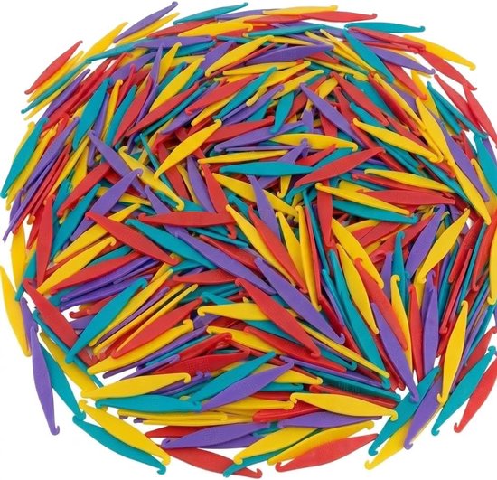 Kieferorthopädische Elastic Hooks 100 Stück - Einweg Kunststof - Gummiband Plaatsingswerkzeug - SnelShoppen