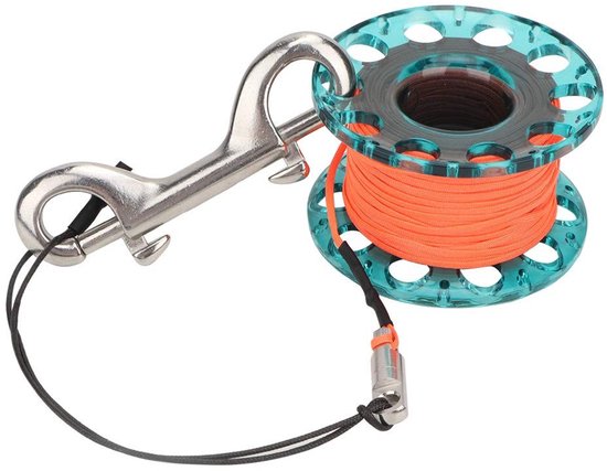 KIMISS Duik Finger Spool Reel 30m - Duurzaam Plastic, 4 Kleuren, Onderwater Accessoire