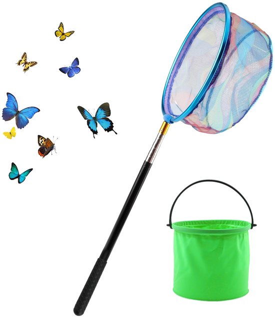 Kinderen Telescopische Landing Net met Opvouwbare Emmer