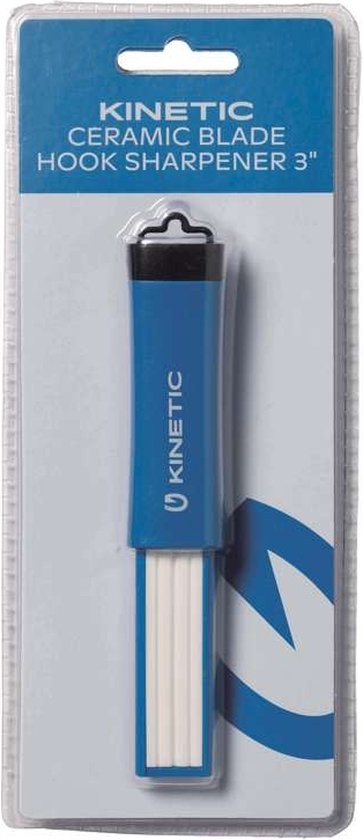 Kinetic Ceramic Blade Hook Sharpener - 3inch - Blue/Black - Hakenslijper - Zwart