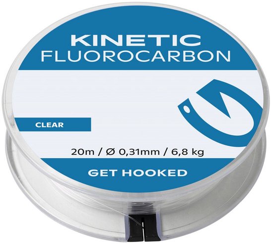 Kinetic Get Hooked Flurocarbon 20 M Transparant 0.800 mm