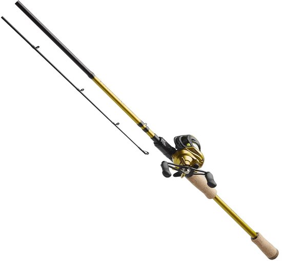 Kinetic Hellcaster Cl Trigger 201lh Baitcasting-combo Goud 2.70 m / 20-60 g