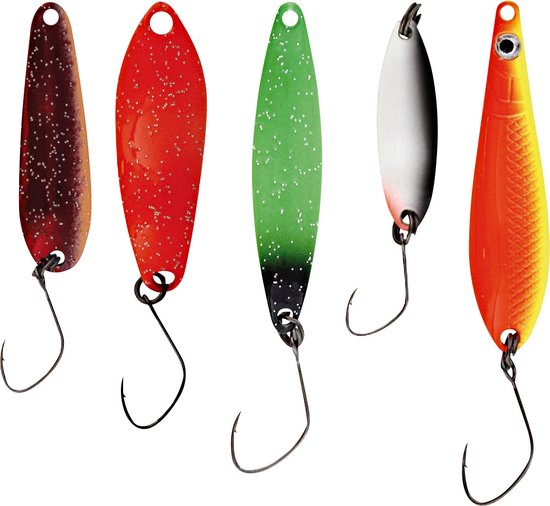 Kinetic Multipack Spoons Mix (5 pcs) 2.5-3.8g - Maat : Mix 4 van Kinetic