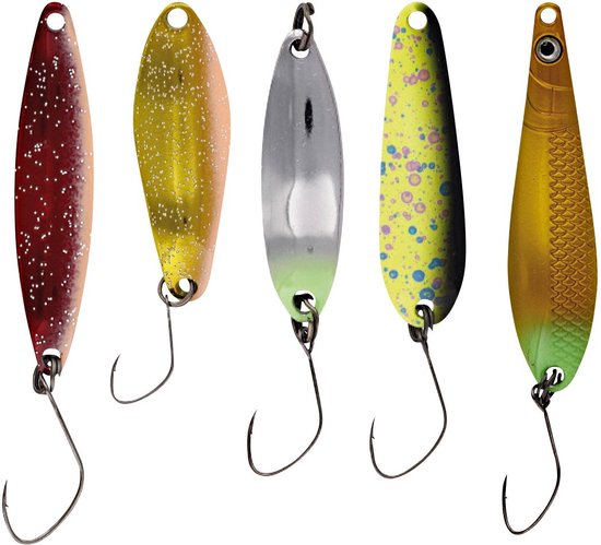 Kinetic Multipack Spoons Mix (5 pcs) 2.5-3.8g - Maat : Mix 5 van Kinetic