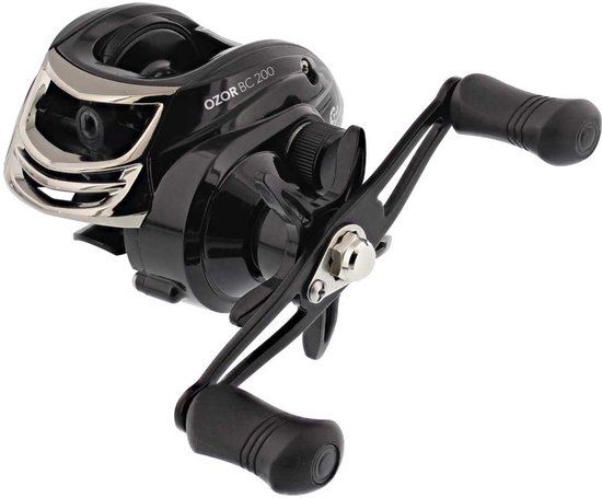 Kinetic Ozor Baitcasting Reel Zilver 200LH