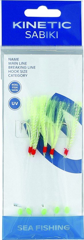 Kinetic Sabiki Nordic Mackerel | Chartreuse Crystal