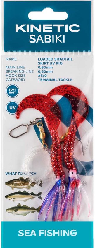 Kinetic Twisted Octopus loaded | Red Glitter