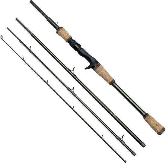 Kinetic Warlord Ct Trigger Baitcasting Hengel Zwart 2.02 m / 30-80 g van Merkloos