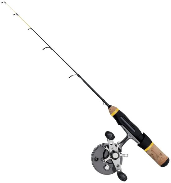 Kinetic Yellow Ice Jigging-combo Zwart 0.48 m van Merkloos