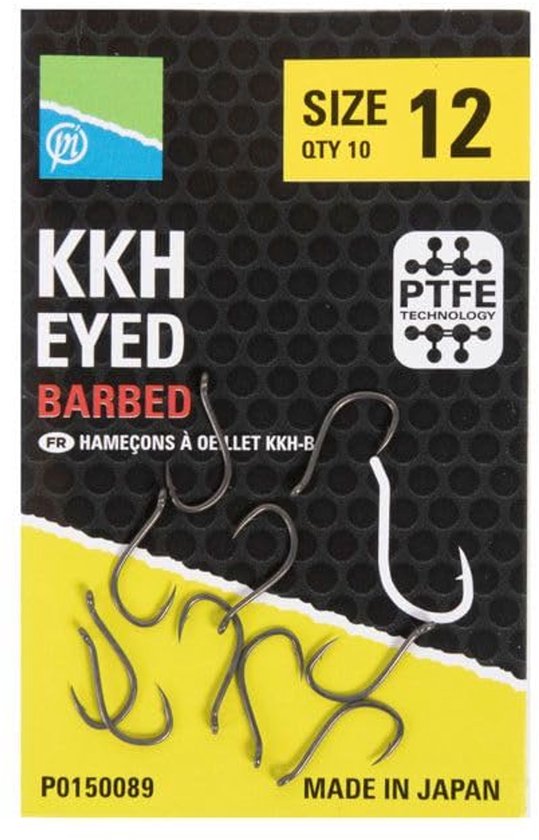 KKH Visserijhaken met Widerhaken, 14 Stuks