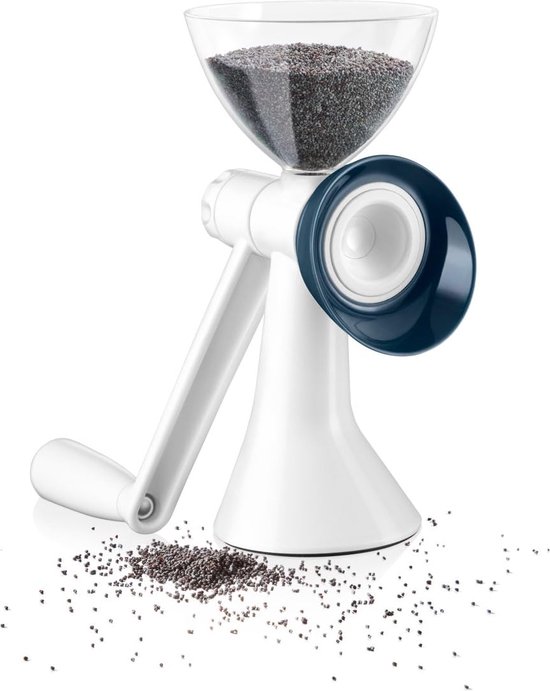 Klaprozenmolen met keramische maalmachine, traploos verstelbare maalgraad, voor tafelmontage van Zassenhaus