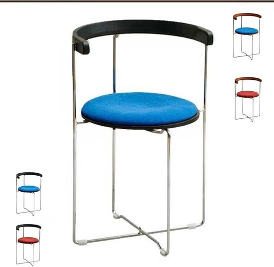 Klapstoelen - Opvouwbare stoelen - Extra zitplaatsen - Gewatteerd comfort - 100 kg draagvermogen - Blauw