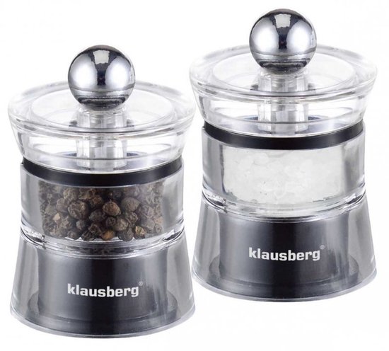 Klausberg - Peper- en Zoutmolenset - 6 cm - Keramisch Mechanisme van Merkloos