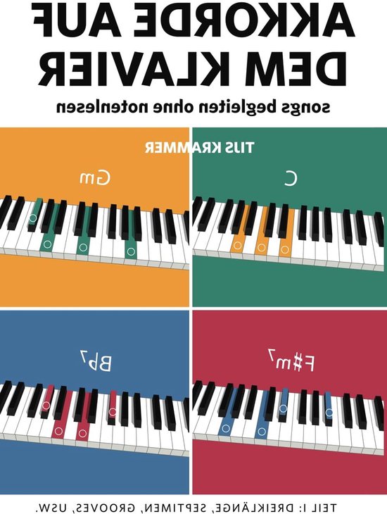 Klavier Akkorde Buch - Songs begleiten - Zonder noten spelen - Akkorden met afbeeldingen - 103 pagina's - Niet gespecificeerd van Merkloos