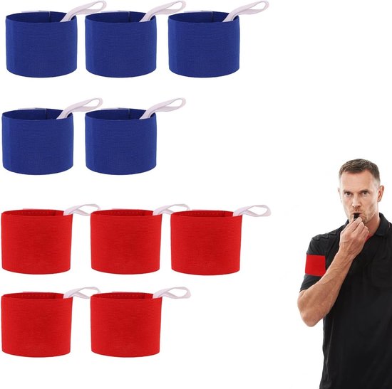 Kleurige elastische voetbanden voor sportteams - 10 stuks, geschikt voor voetbal, rugby en basketbal
