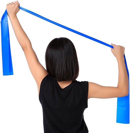 Kleurige Yoga Stretch Band van 1,5 meter - Elastische Fitness Band voor Oefeningen en Training