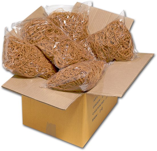 KlikA Elastiek rubber - nr. 22 - 100mm - voor binden en bijeenhouden