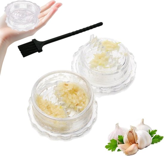 Knoflookmolen en Knoflookschiller van Silicoon - Perfect voor Koken, Keukenaccessoires en Culinaire Liefhebbers