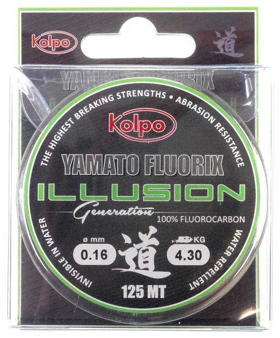 Kolpo Illusion Generation 125 M Flurocarbon Transparant 0.300 mm van Merkloos