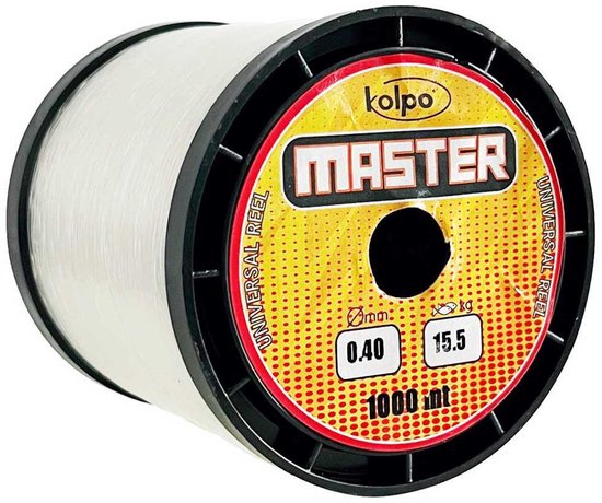 Kolpo Master 1000 M Monofilament Goud 0.700 mm van Merkloos