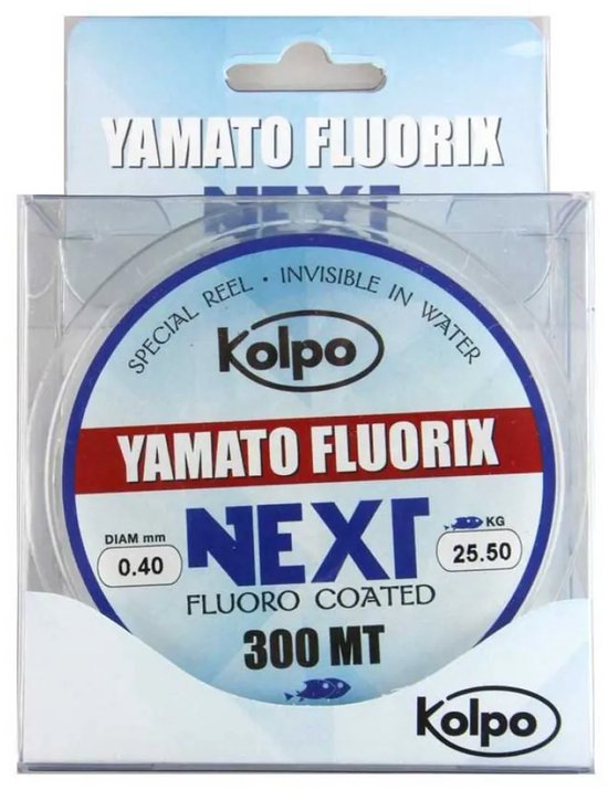 Kolpo Next 300 M Flurocarbon Transparant 0.350 mm van Merkloos