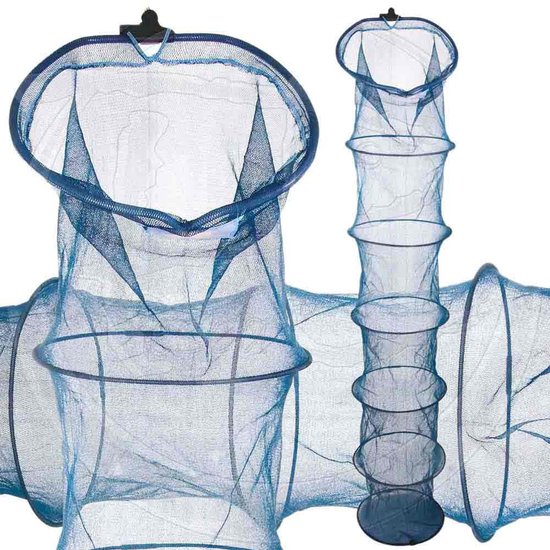 Kolpo Nylon Vistuig Fuik Transparant 150 cm van Merkloos