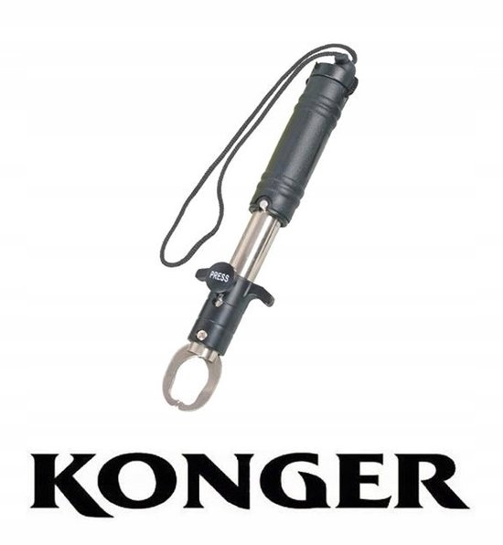 Konger Visgrijper met Weegschaal (22kg) en Meetlint (1m) van Merkloos
