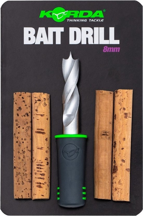 Korda Bait Drill 8mm + Corksticks - Aasbereiding van Korda