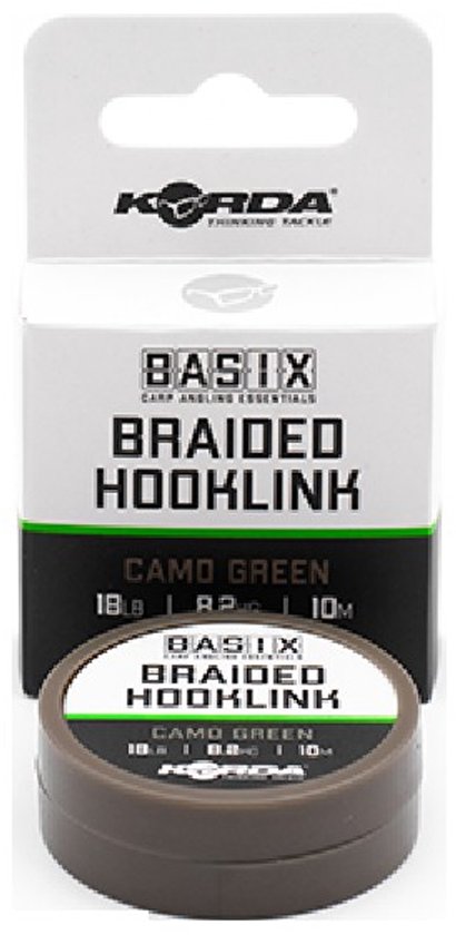 Korda BASIX Braided Hooklink | 10m 18lb