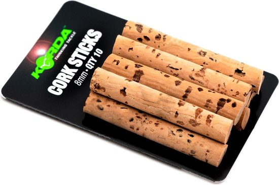 Korda Cork Sticks 8mm - Aasbereiding van Korda