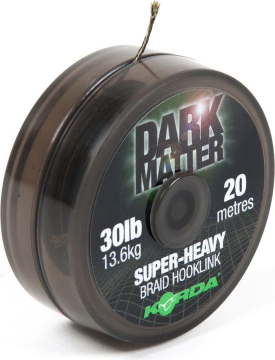 Korda Dark Matter Braid - 15lb - Zwart van Korda
