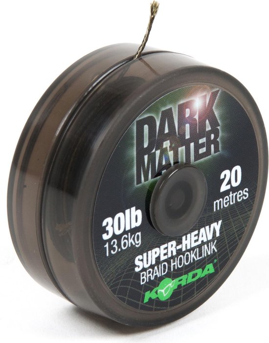 Korda - Dark Matter Braid - 20lb - Zwart van Korda