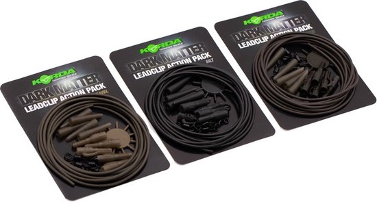 Korda Dark Matter Leadclip Action Pack S van Merkloos