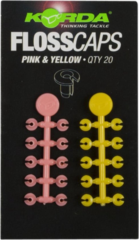"Korda - Floss Caps | Pink/Yellow - " van Korda