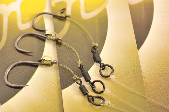 Korda Hinge Rig Choddy Barbless Mouth Trap Barbless - Maat : Haak IQ2 6 - 20lb van Korda